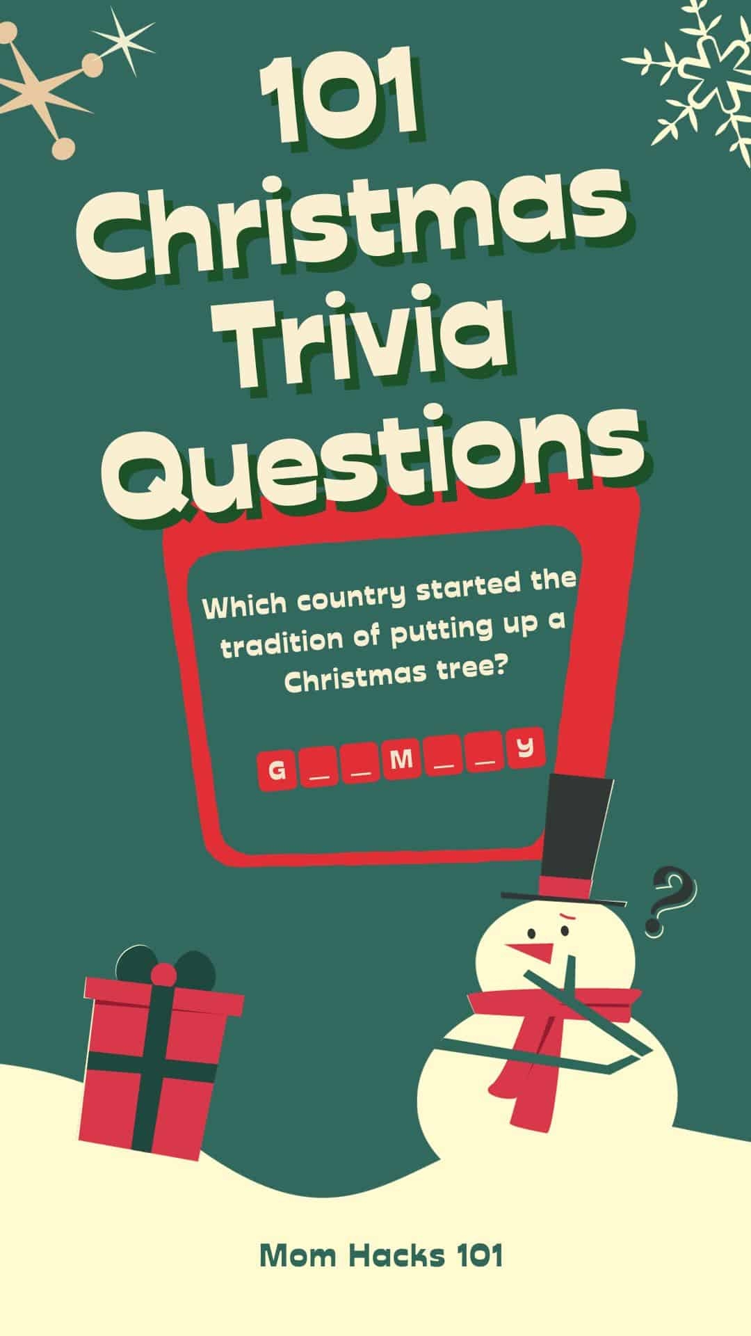 101 Christmas Trivia Questions And Answers For Families Mom Hacks 101