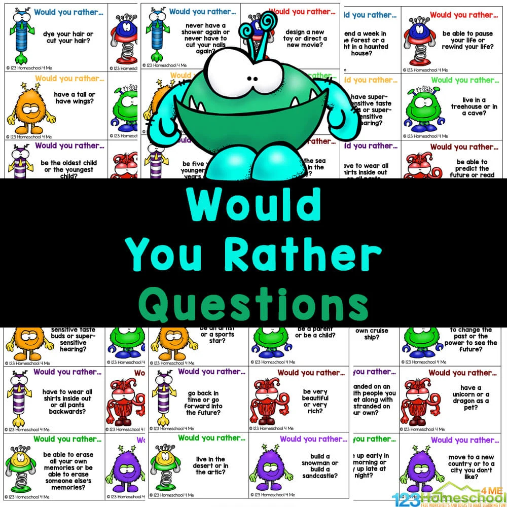 Fun Kids Questions Printable