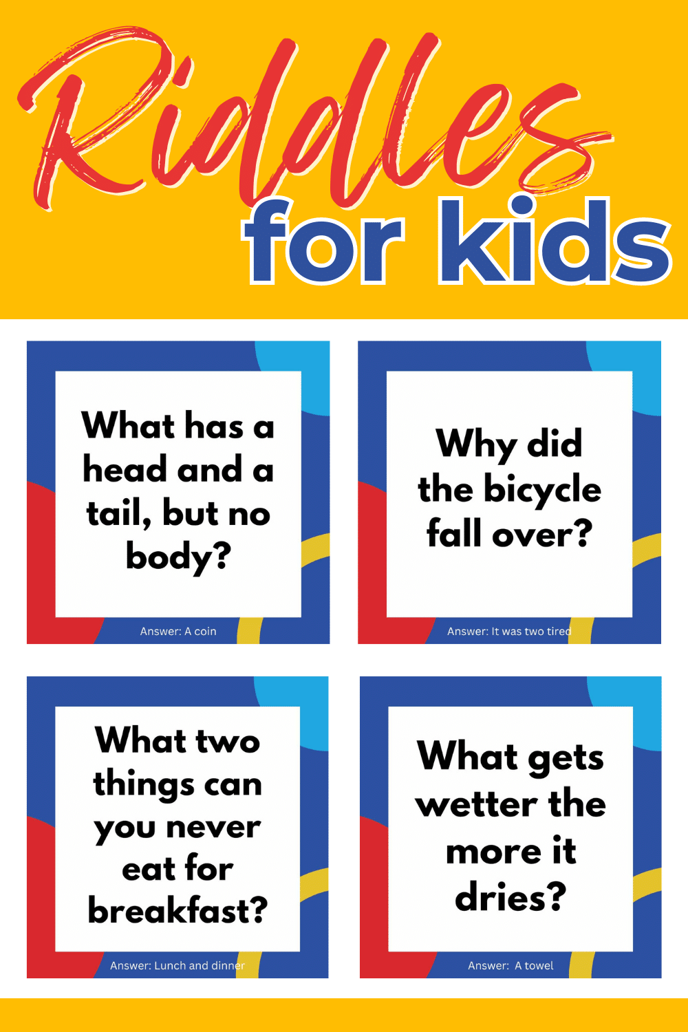 132 Fun Riddles For Kids With Answers