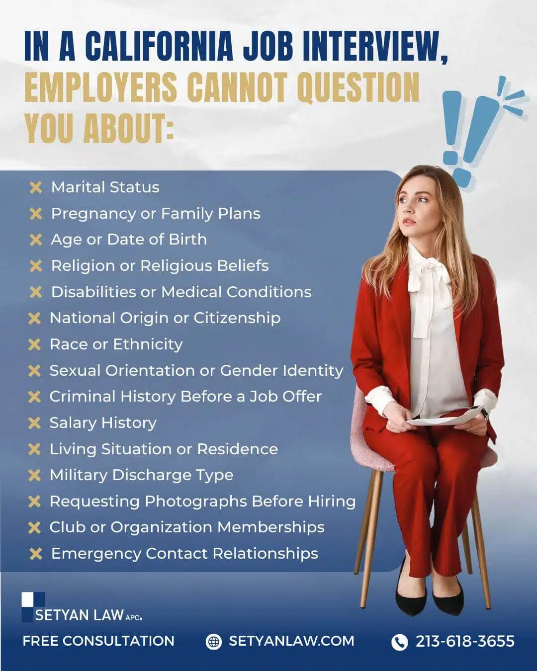 15 Interview Questions Illegal To Ask In California 2025 Guide 