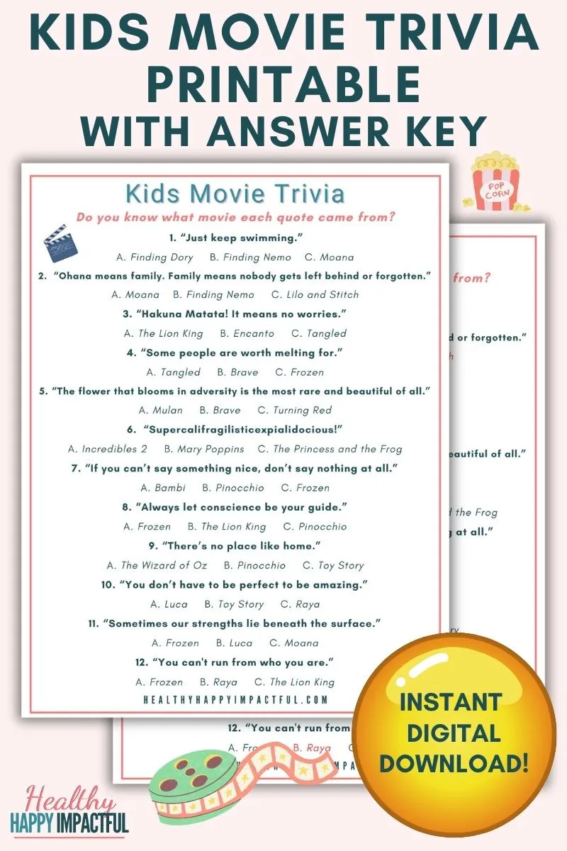 150 Fun Kids Movie Trivia Questions And Answers In 2025 