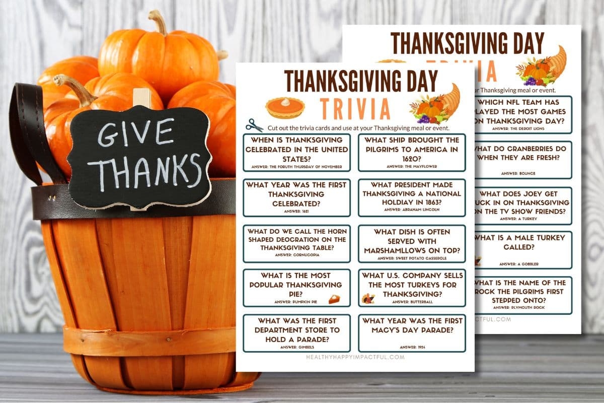 175 Must See Thanksgiving Day Trivia Everyone Will Love To Try