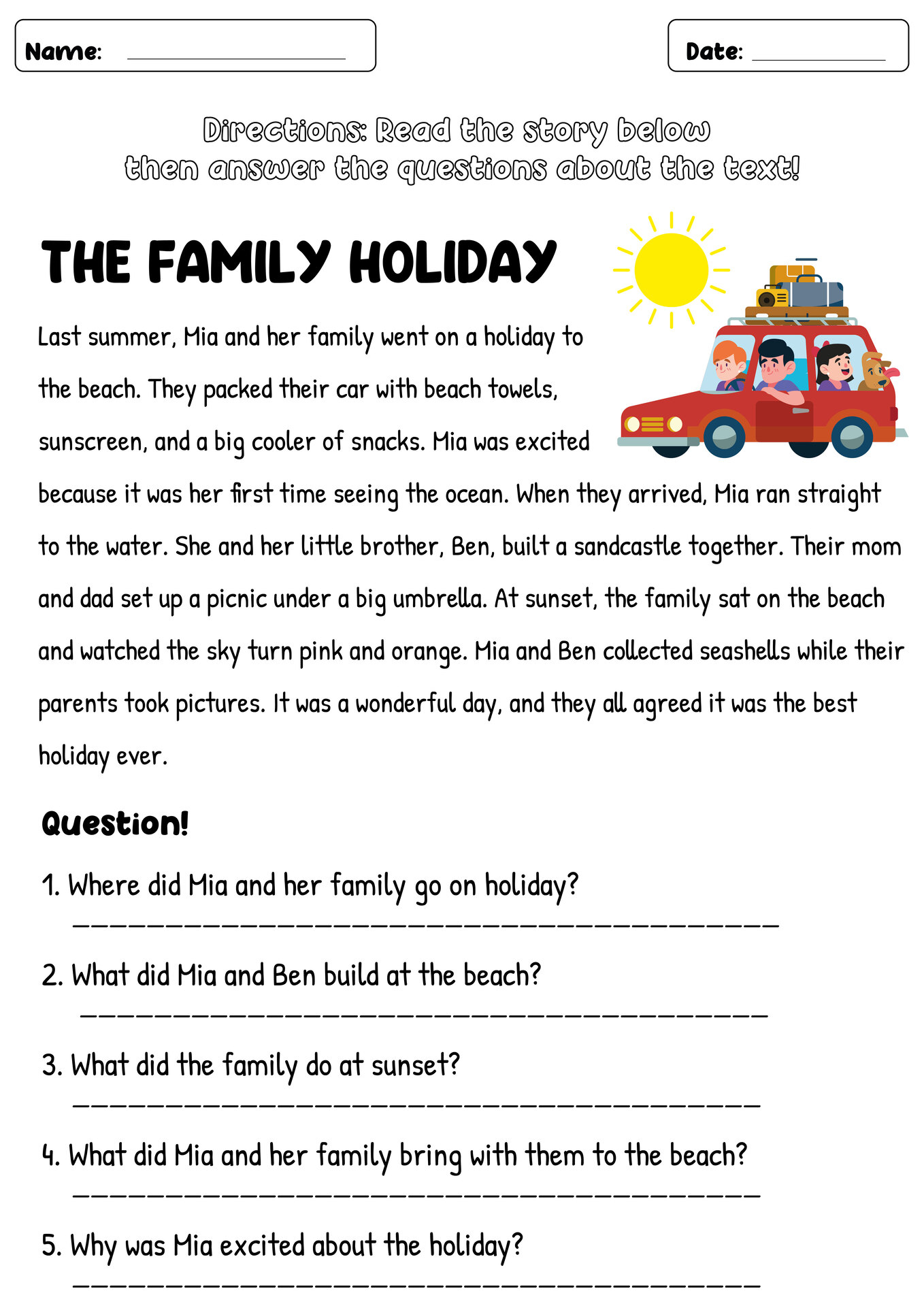 18 Wh Questions Reading Comprehension Worksheets Free PDF At Worksheeto