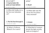 180 Printable Trivia Questions For Harry Potter And The Sorcerer s Stone HubPages