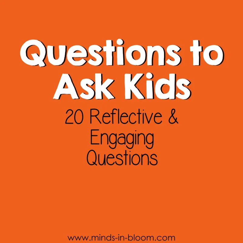 Printable Questions to Ask Kids Annual