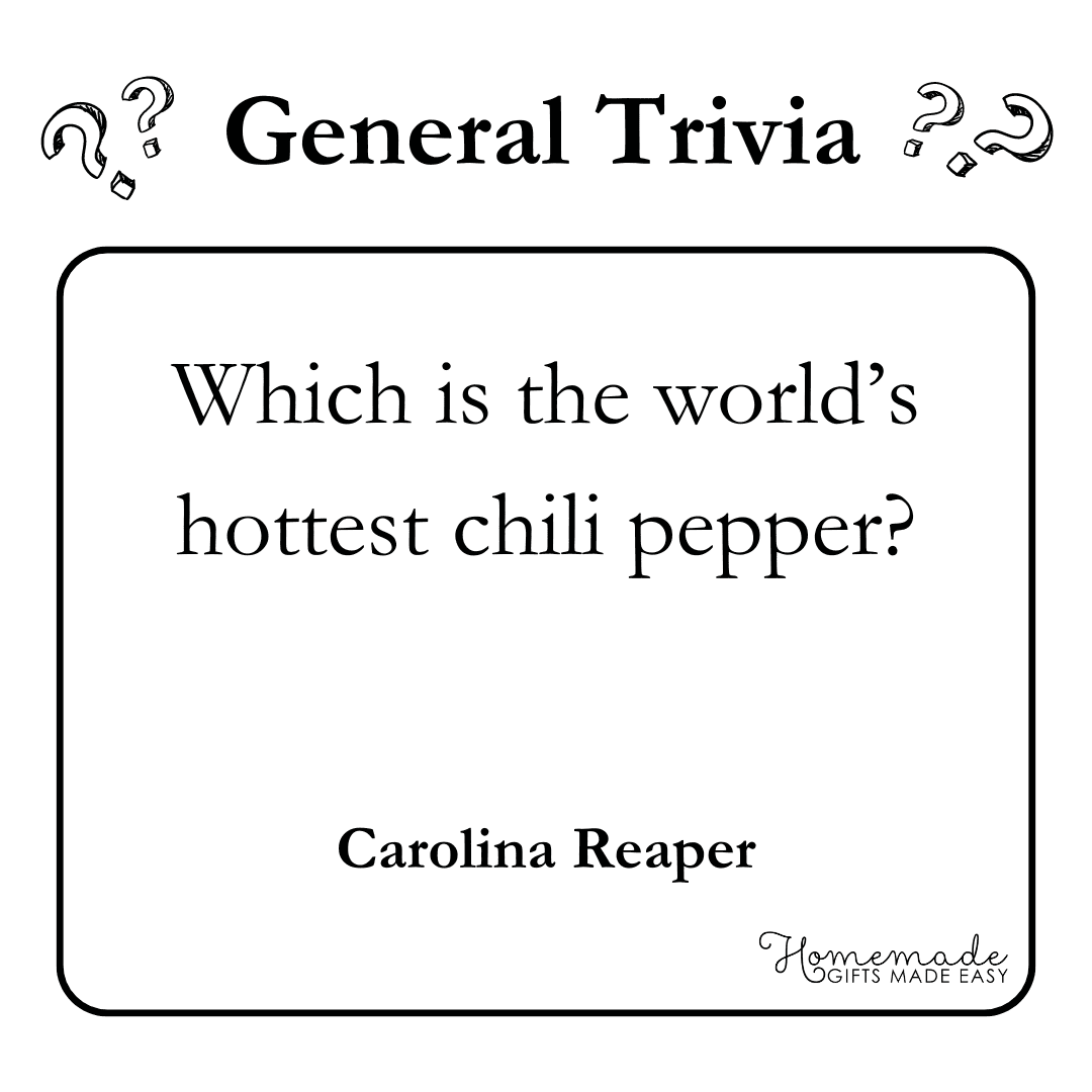 General Knowledge Quiz 50 Questions Printable PDF