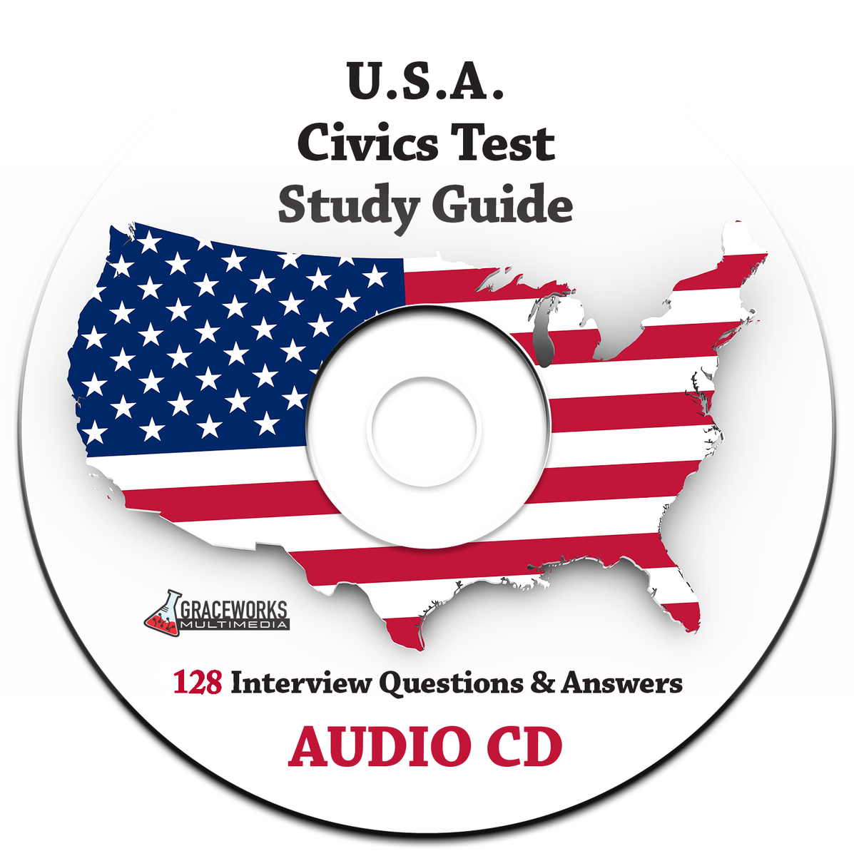 2025 USA Citizenship Civics Test Questions Answers Study Guide Audio CD ENGLISH EBay