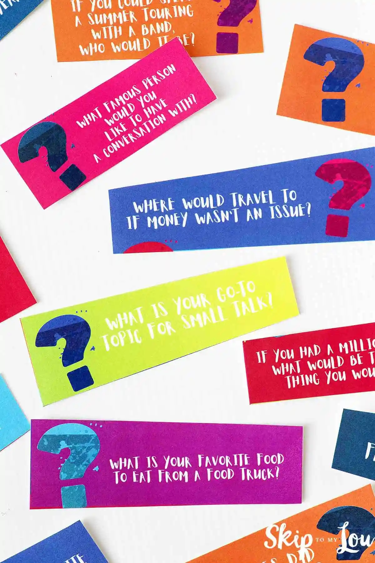 21 Questions Game Free Printable Cards Skip To My Lou