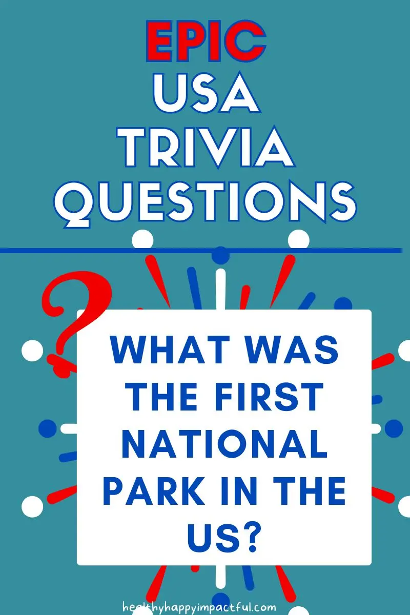 Us Trivia Question and Answers for Kids Free Printable