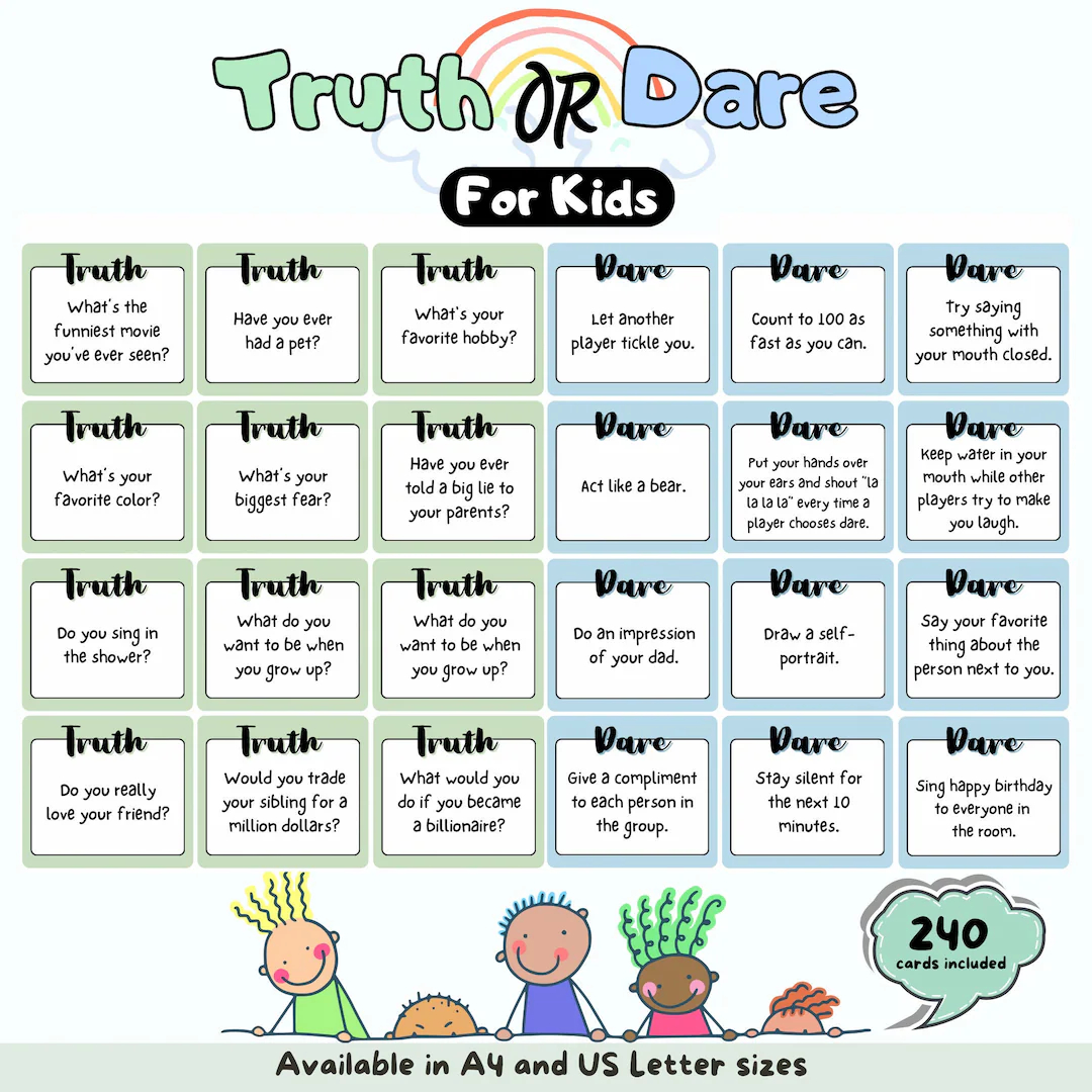 Simple Questions for Kids to Answer Printable