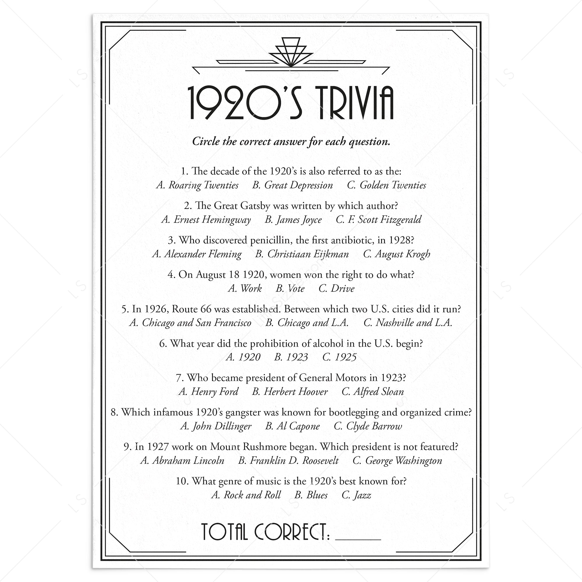 250 Easy Trivia Questions And Answers Thought Catalog Worksheets Library