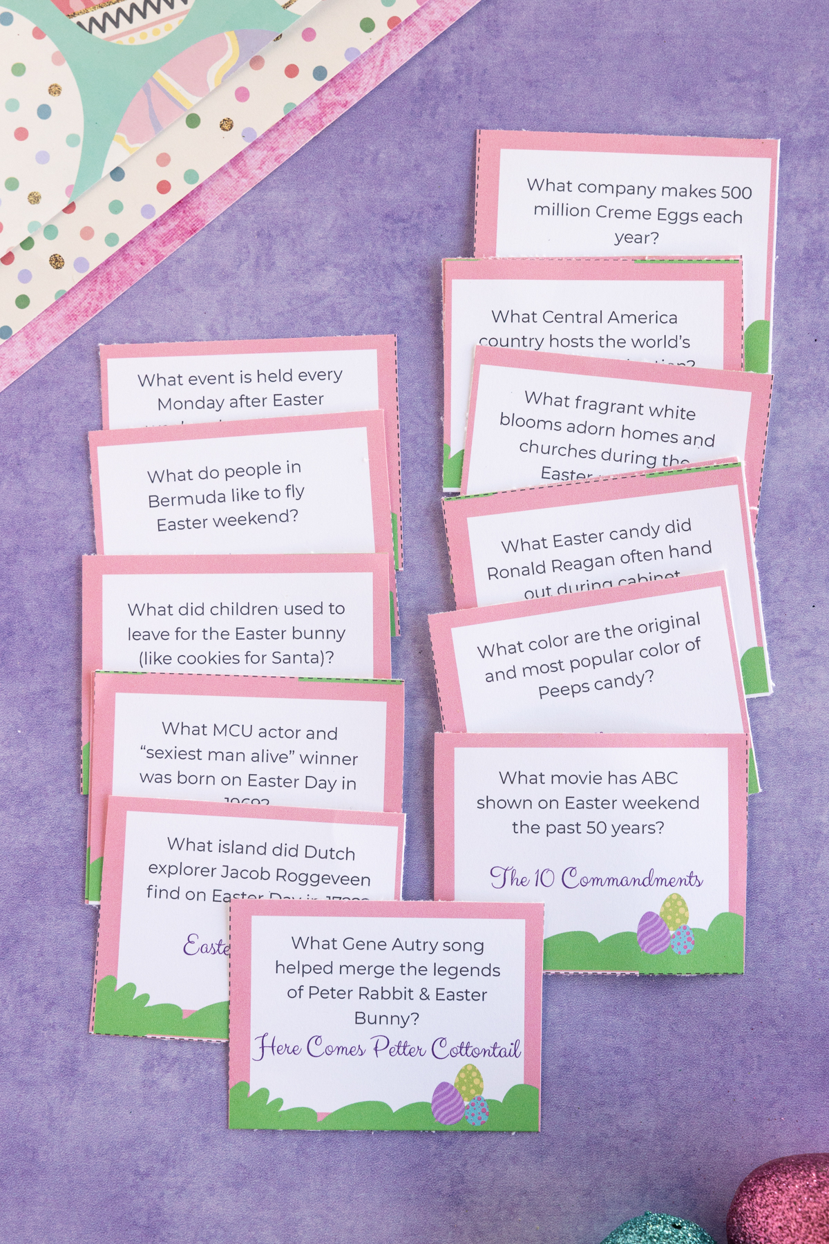 Trivia Easte Rmultiple Choice Questions and Answers Printable Free