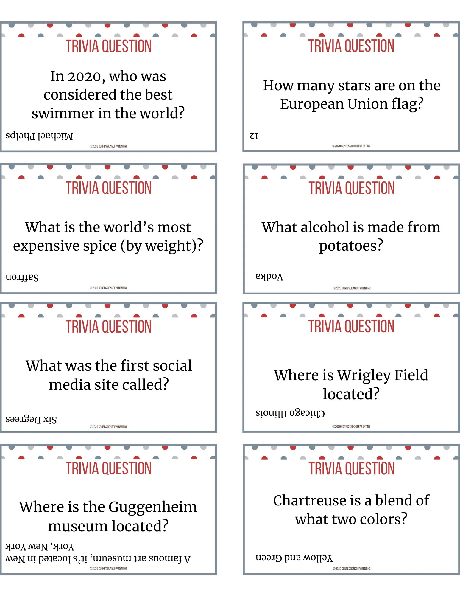 300 Trivia Questions General Knowledge Trivia Family Trivia Night Questions Classroom Trivia Activity Educational Game Printable Etsy