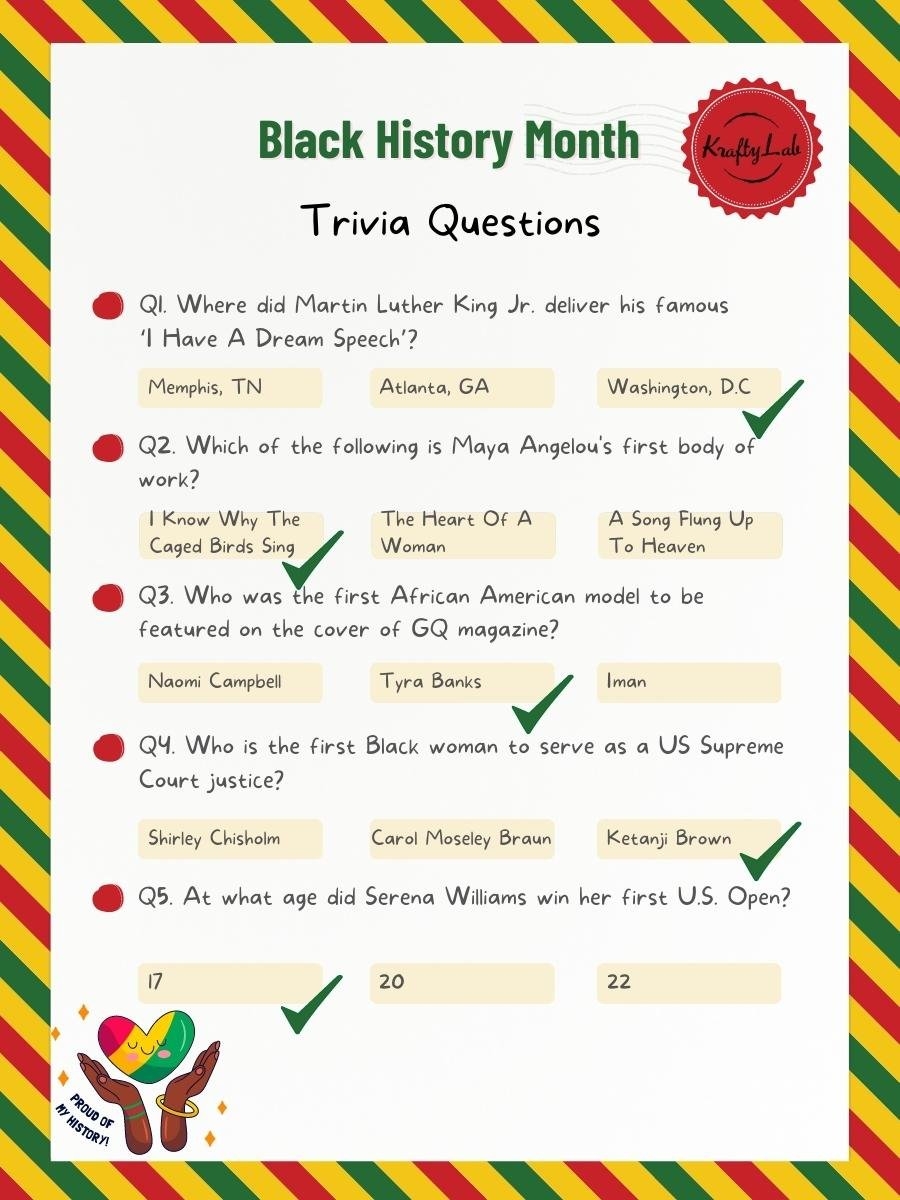 40 Easy Quiz Questions and Answers Printable