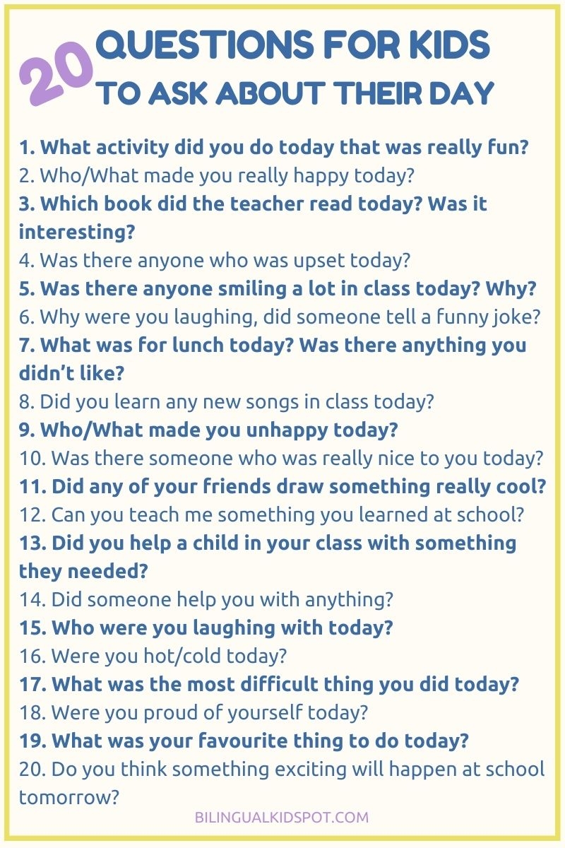 40 Fun Questions For Kids That Guarrantee A Response