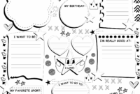 5 Free Printable Worksheets With All About Me Questions For Kids