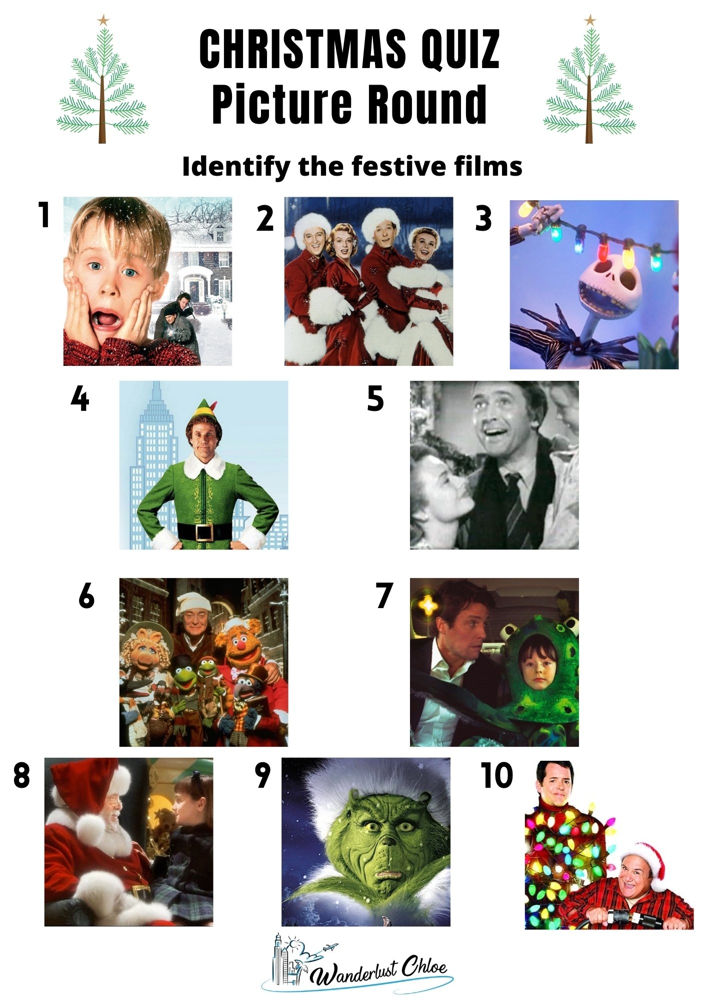 50 Christmas Quiz Questions Printable Picture Rounds 2025