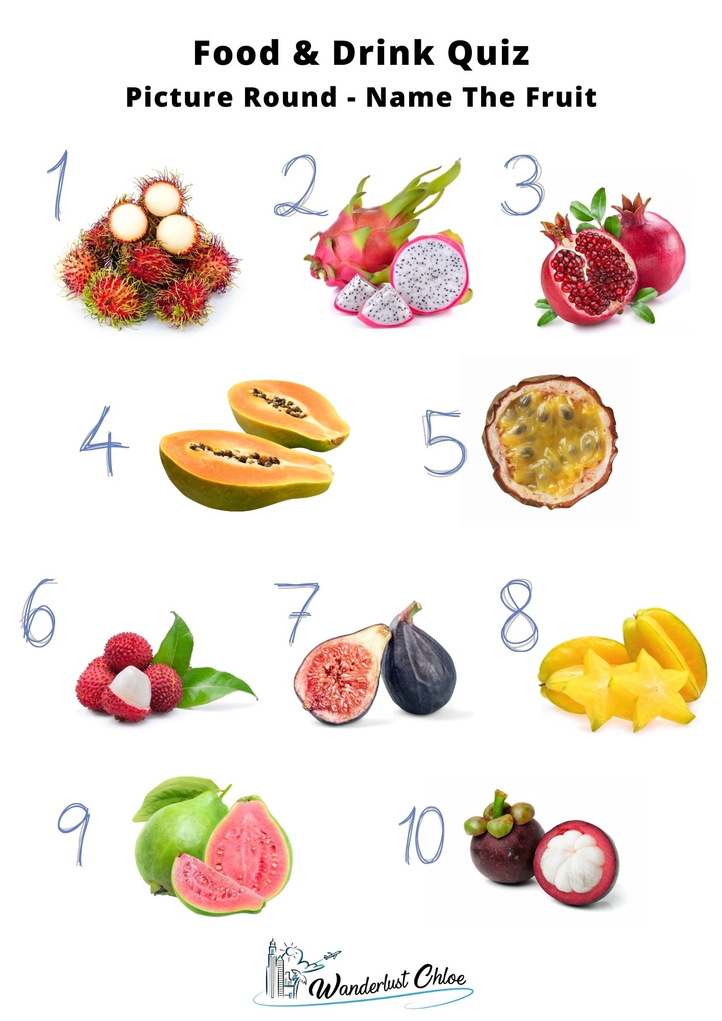 Food Trivia with Answers Printable