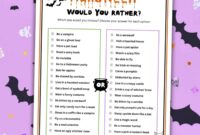 50 Halloween Would You Rather Questions