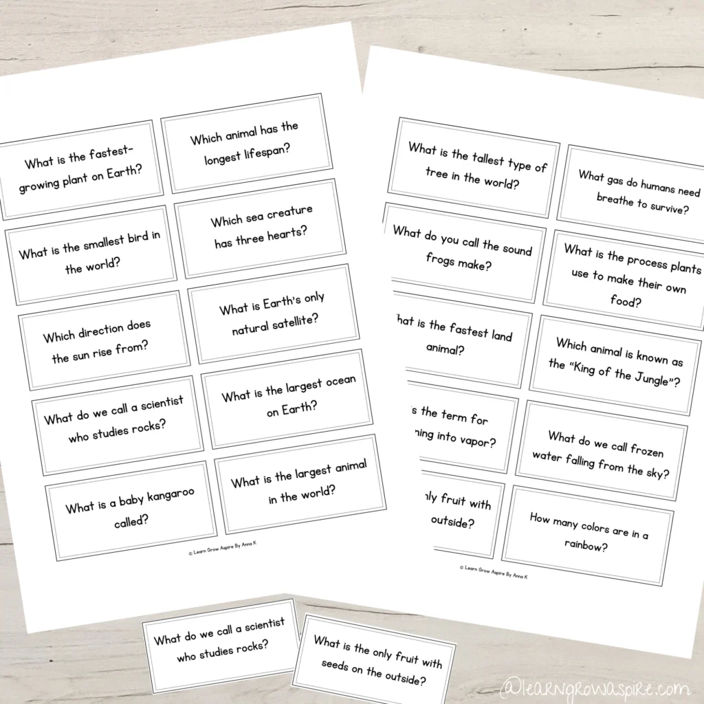 50 Nature Trivia Questions And Answers For Kids Learn Grow Aspire