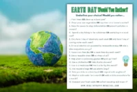 50 Thought Provoking Earth Day Would You Rather Questions Fun Free Printable