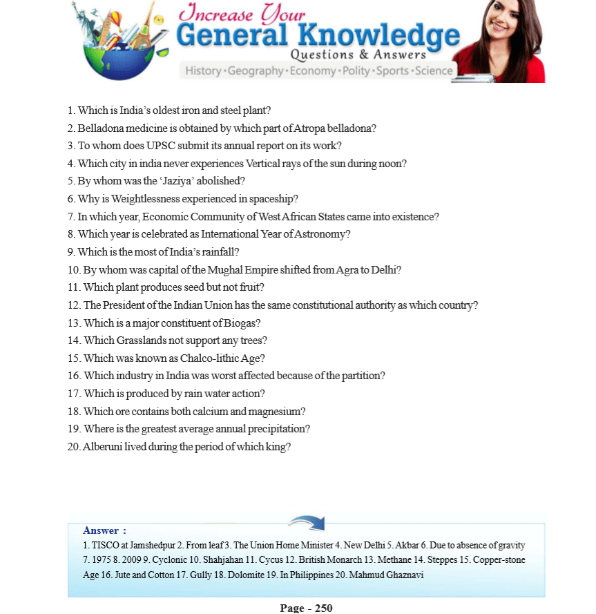 5000 General Knowledge GK Questions BookNet
