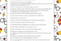 51 Harry Potter Trivia Questions Free Printable Quiz Play Party Plan