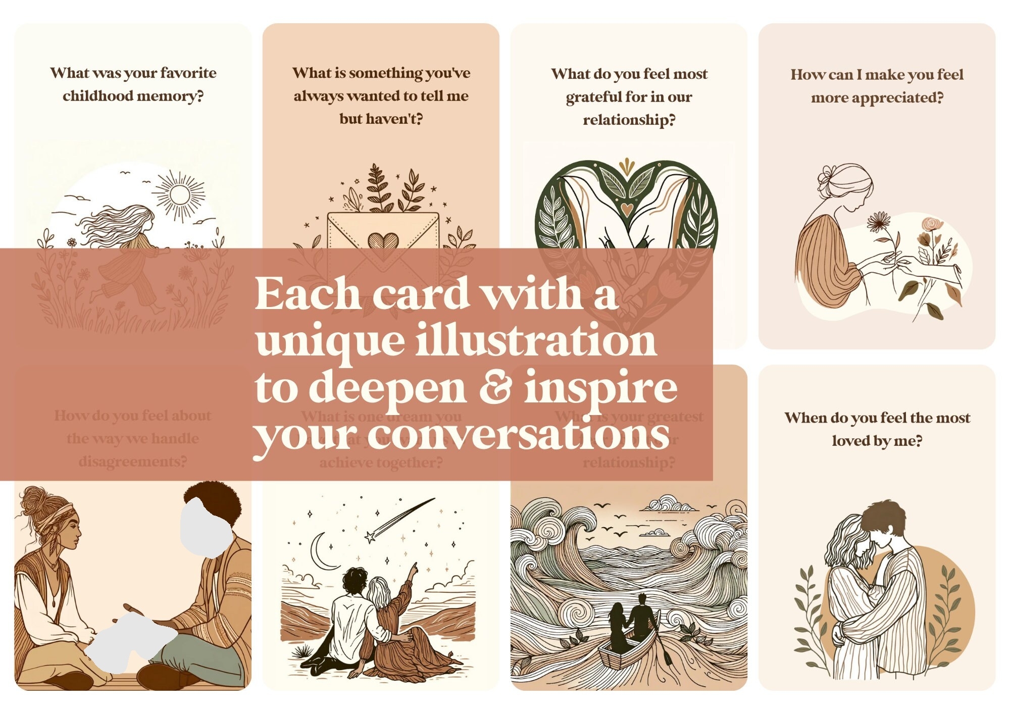 52 Romantic Couples Conversation Starters Printable Adult Game Cards Relationship Questions To Enhance Emotional Intimacy On Date Night