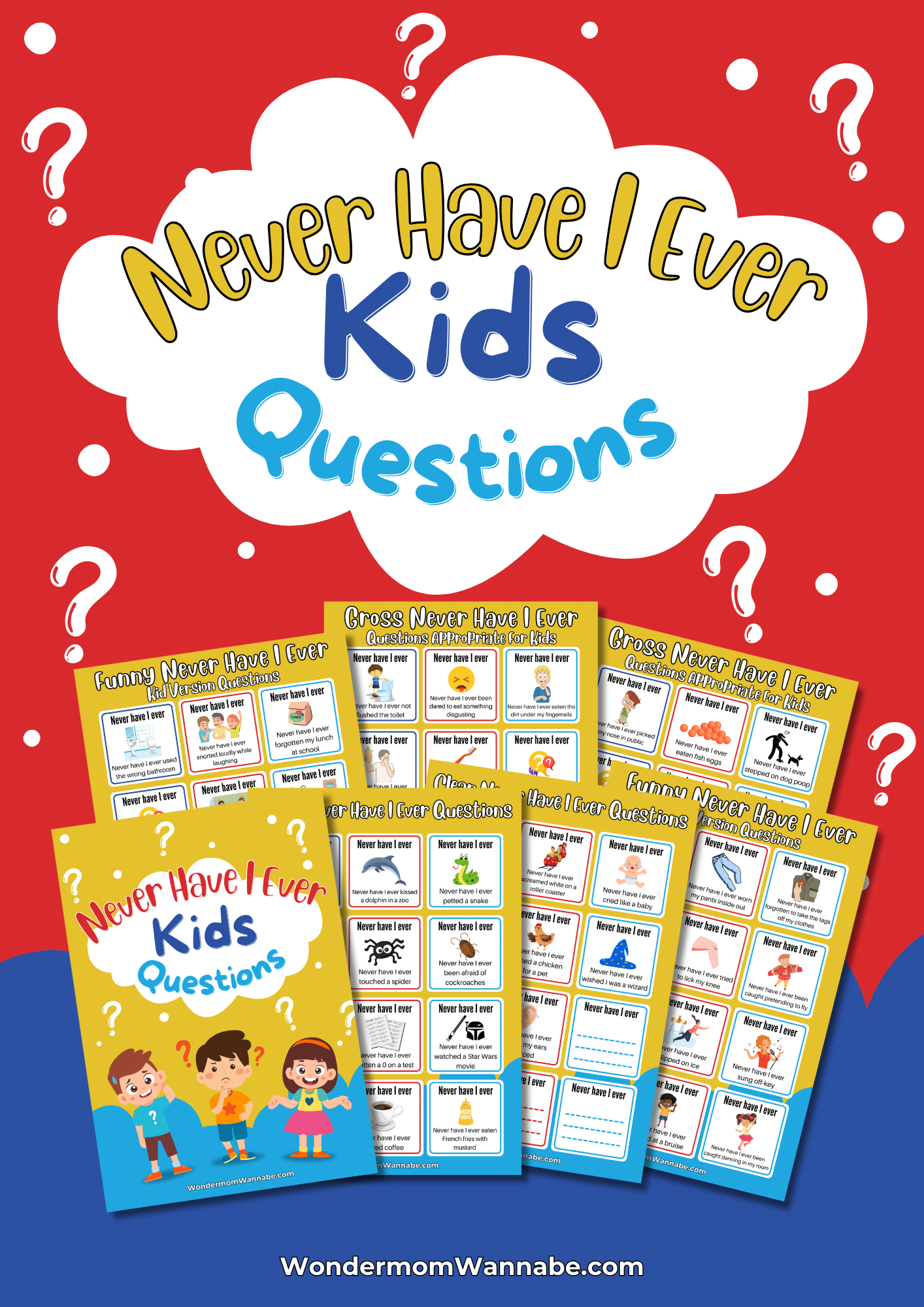 Never Have I Ever Printable Questions