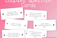 60 Couples Question Cards Printable Couples Conversation Starter Cards Relationship Questions Valentine s Day Anniversary Gift Etsy