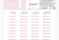 60 Question OMR Sheet Sample
