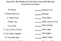70s Music Trivia Icebreaker Game 70s Activities 1970 s Party Games For Kids And Adults Icebreaker Questions Instant Download Etsy