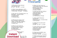 70s Trivia Etsy Australia