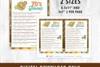 70s Trivia Games Printable 70s Trivia Game 70s TV Trivia 70s Music Trivia Quiz 70s Activities 70s Party Games 1970s Decade DIGITAL Etsy