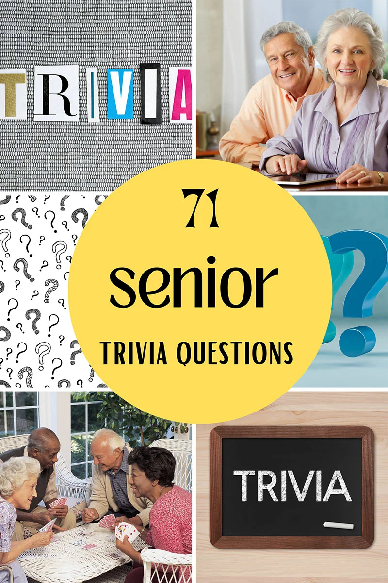 71 Easy Trivia Games For Seniors With Answers