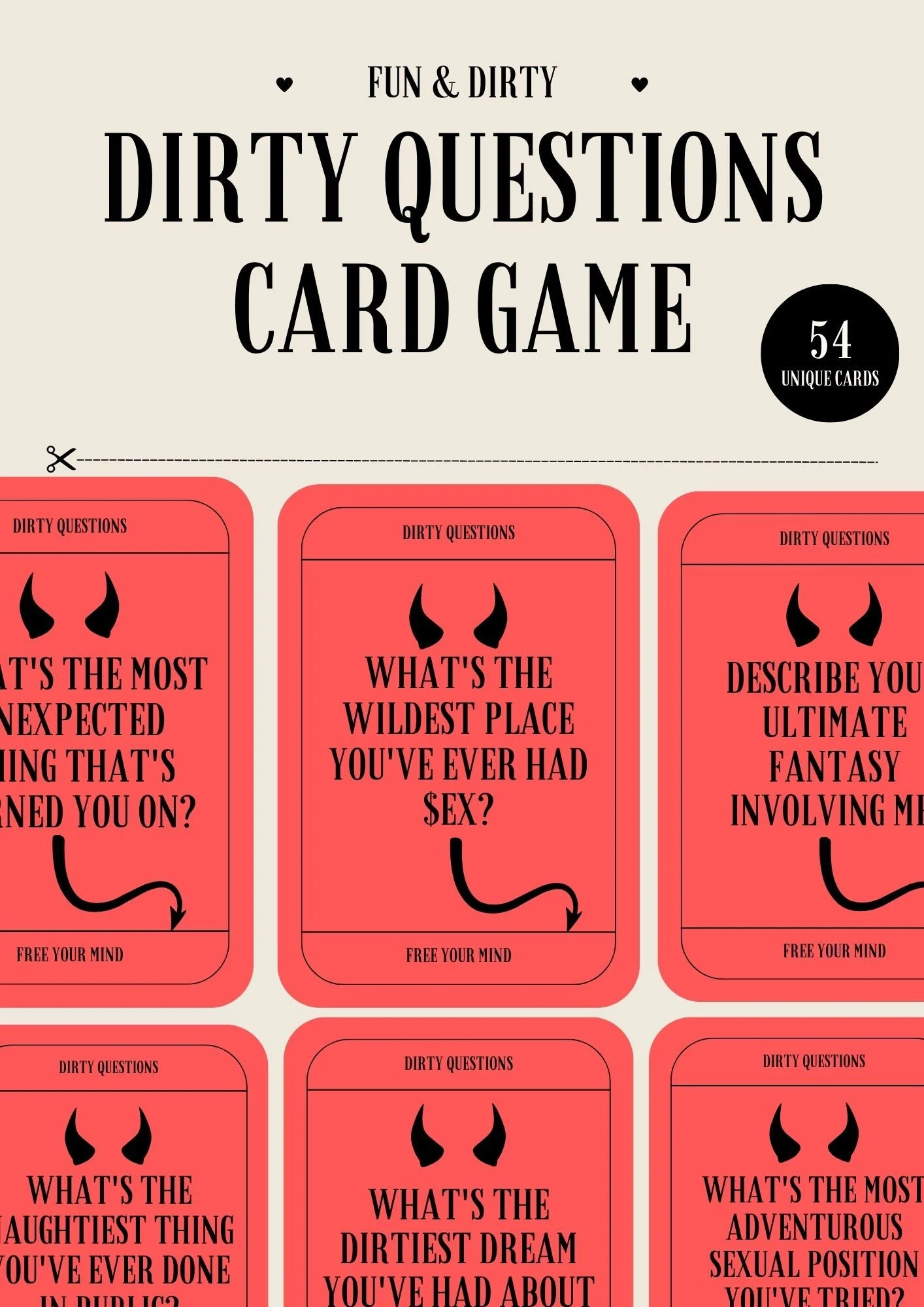 Question and Answer Cards Printable Free for Adults Games