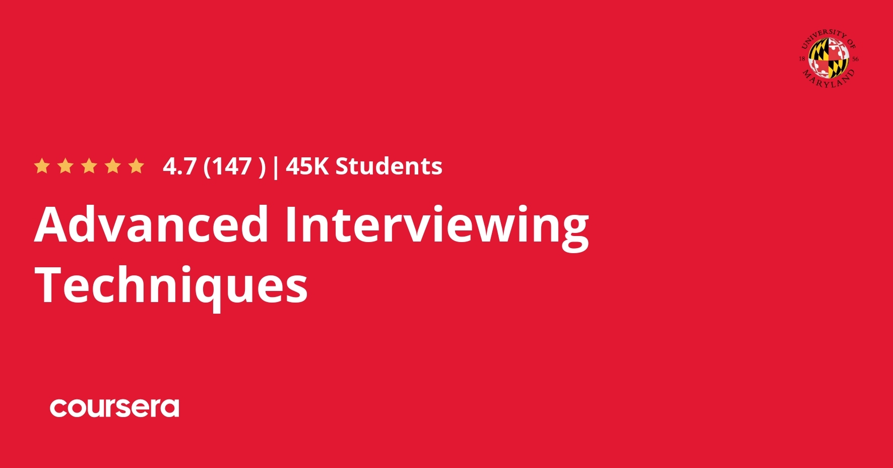 Advanced Interviewing Techniques Coursera