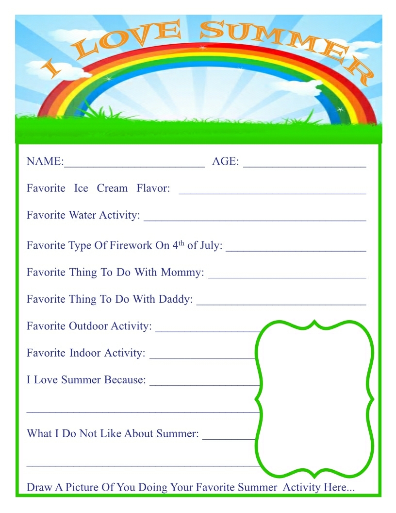 Printable Questionnaires