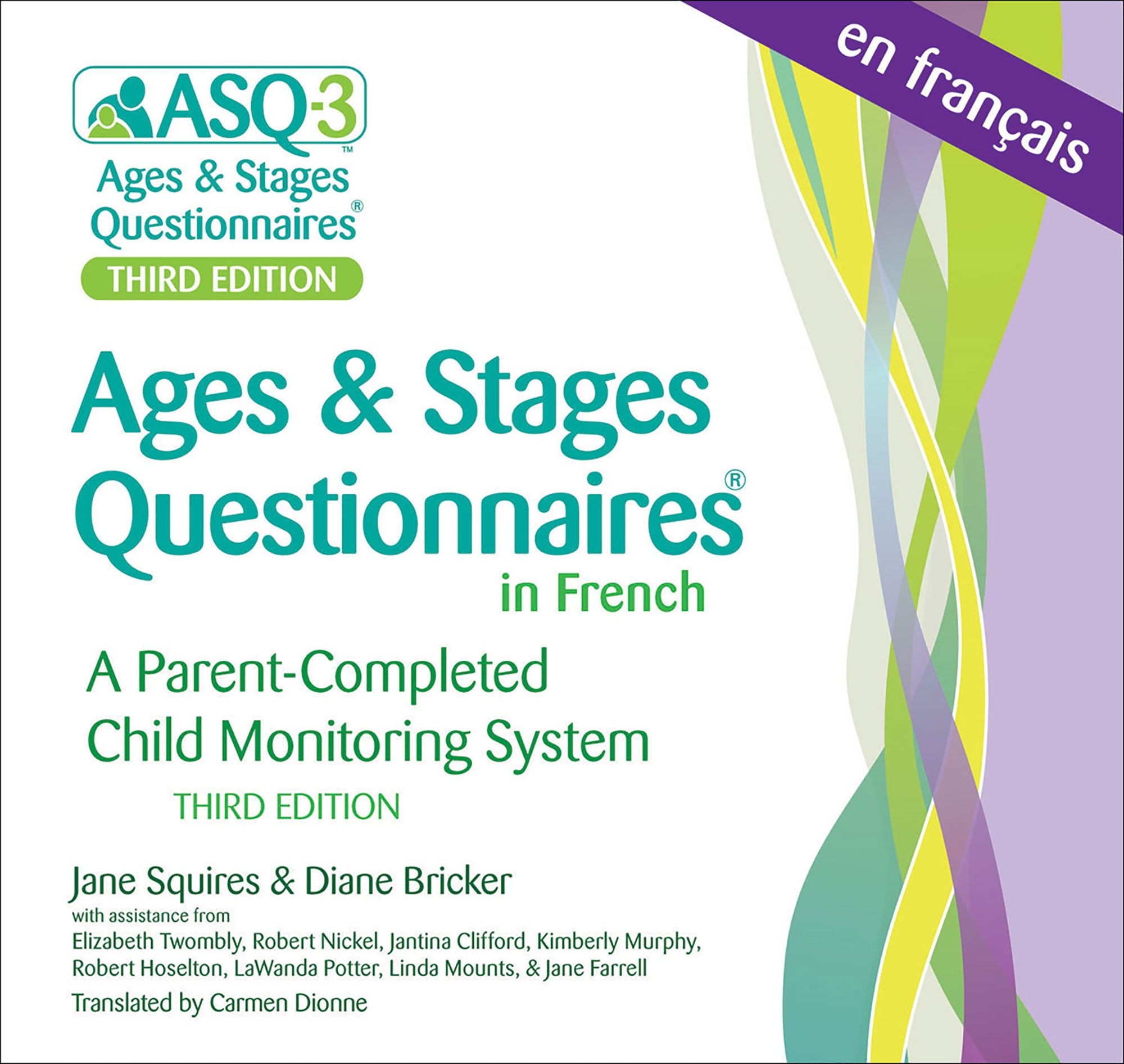 Ages Stages Questionnaires In French Third Edition ASQ 3 French 