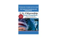 Amazon 100 Flashcard Questions And Answers For U S Citizenship Test Practice EBook US Citizenship And Immigration USCIS Kindle Store