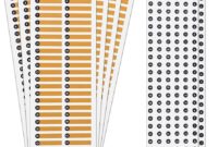 Amazon AIEX 6 X Electric Panel Labels 2 X Round Number Stickers Circuit Breaker Labels Fuse Box Stickers For Door Panel Electrical Box up To 48 Office Products