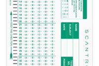 Amazon Official Scantron Brand 882 E Answer Sheet 25 Pack Office Products