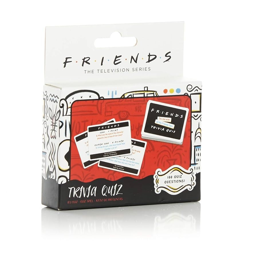 Amazon Paladone Friends TV Show Trivia Quiz Game With 100 Questions Toys Games