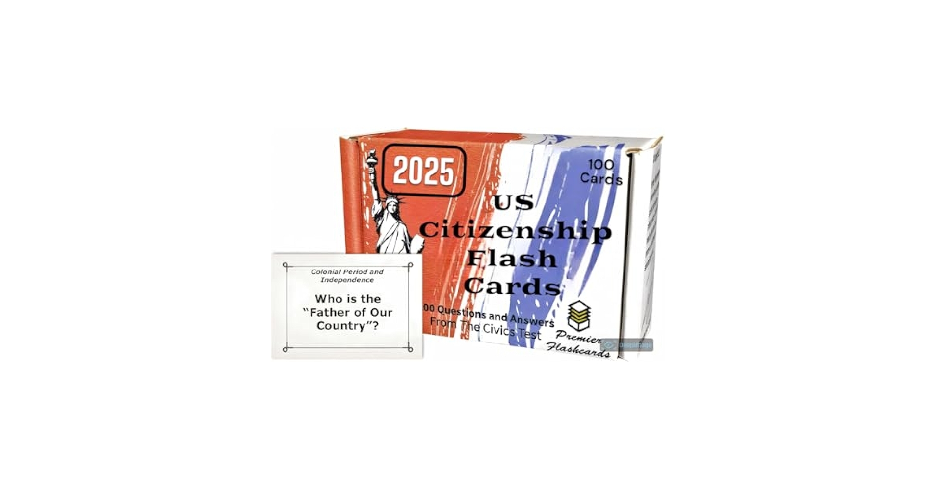Amazon USCIS US Citizenship Flash Cards 2025 All 100 Questions And Answers For The U S Naturalization Civics Test Study Guide For Citizenship Interview Made In USA Tarjetas De Ciudadan a Durable Office Products