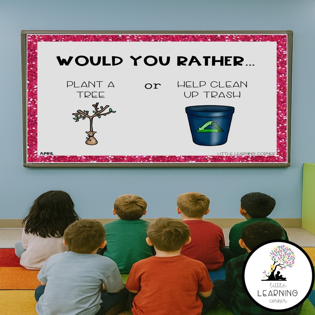 April Would You Rather Questions For Kids Little Learning Corner