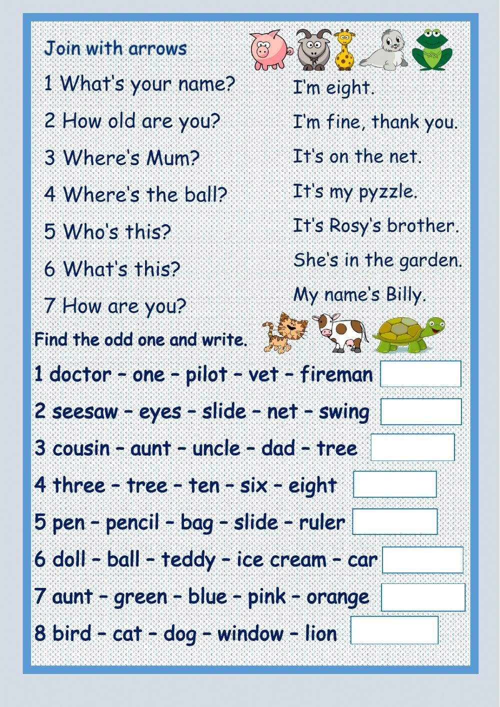 Ask And Answer Questions Worksheet Live Worksheets Worksheets Library