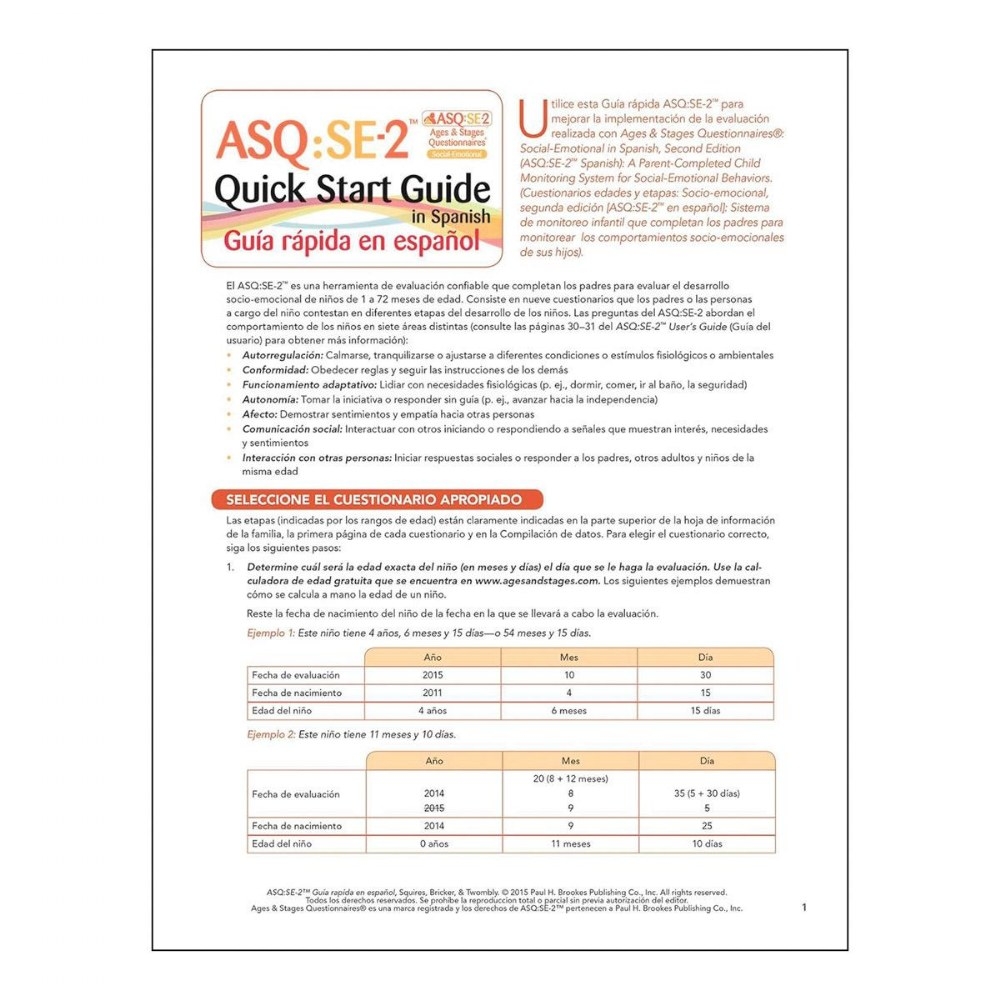 ASQ SE 2 Quick Start Guide