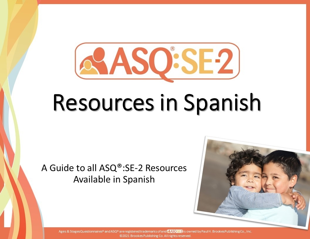 ASQ SE 2 Spanish Resources Guide Ages And Stages