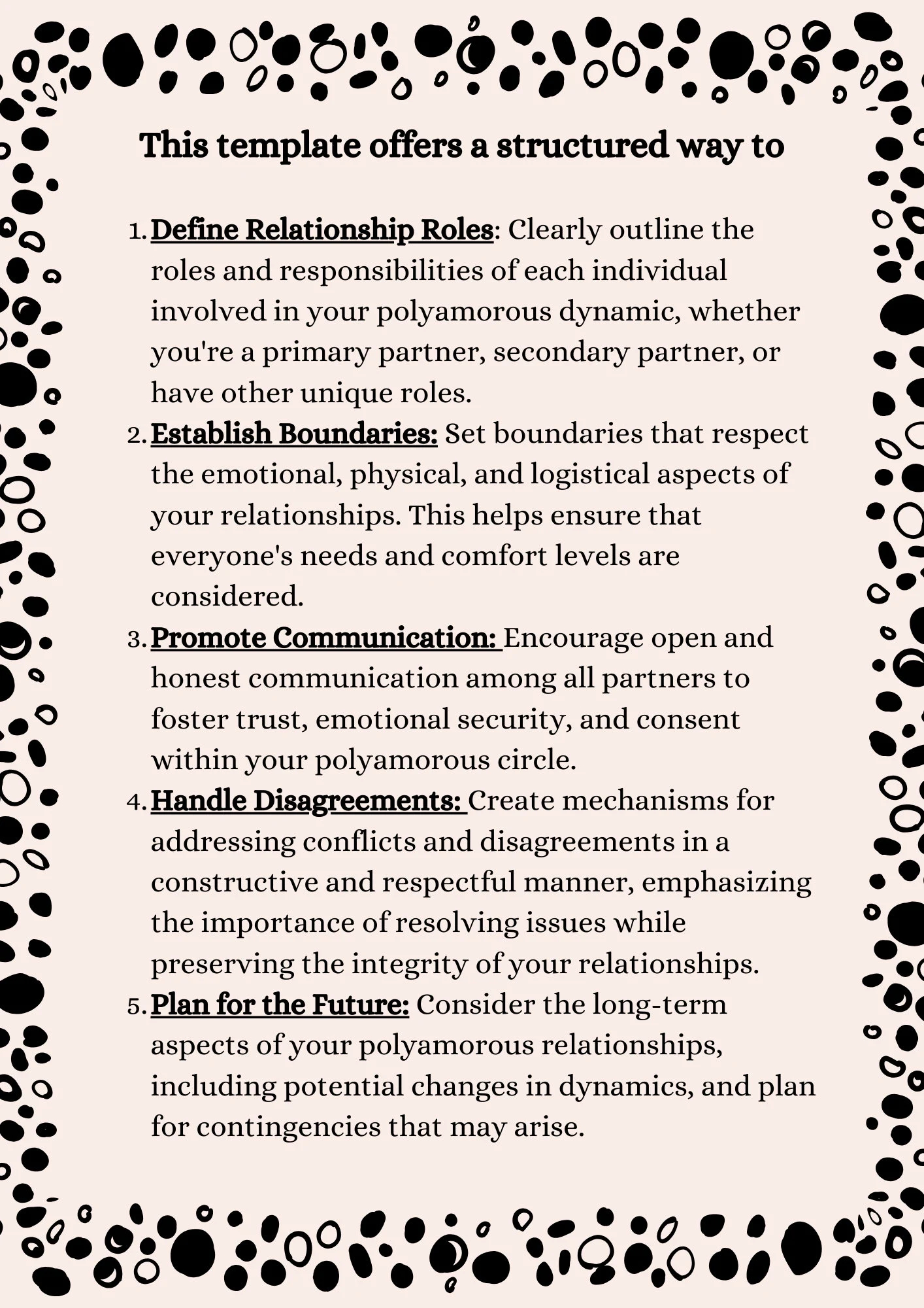 Beginners Guide Polyamory Relationship Agreement Digital Download Template Guide With Resources Relationship Anarchy Etsy