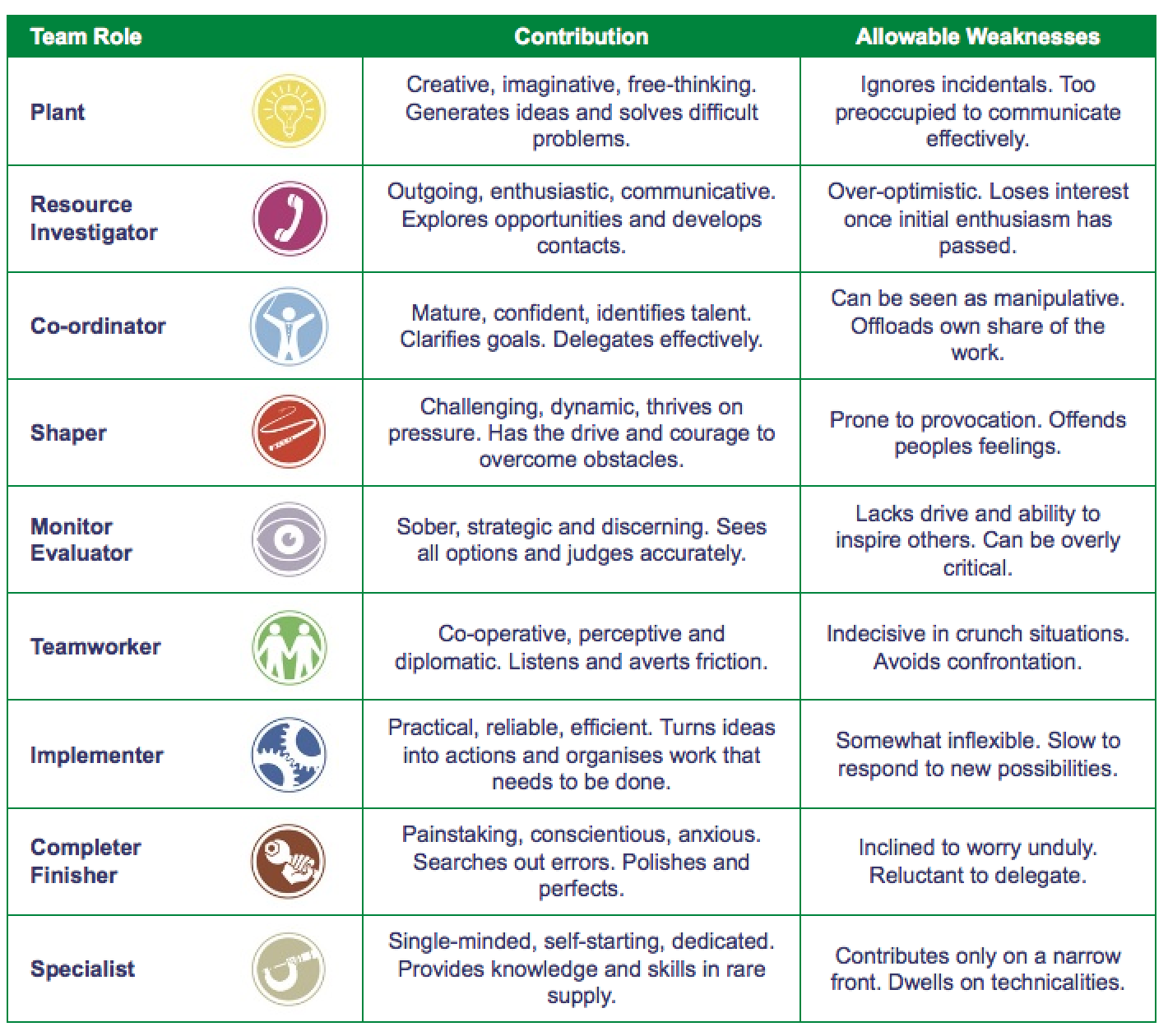 Belbin Team Roles Yasmin Fathy